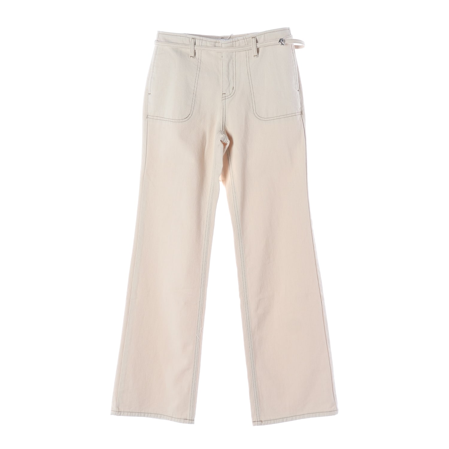 (새상품) 기준 23SS CHCOJEANS 대비 스티치 스트레이트핏 면 팬츠