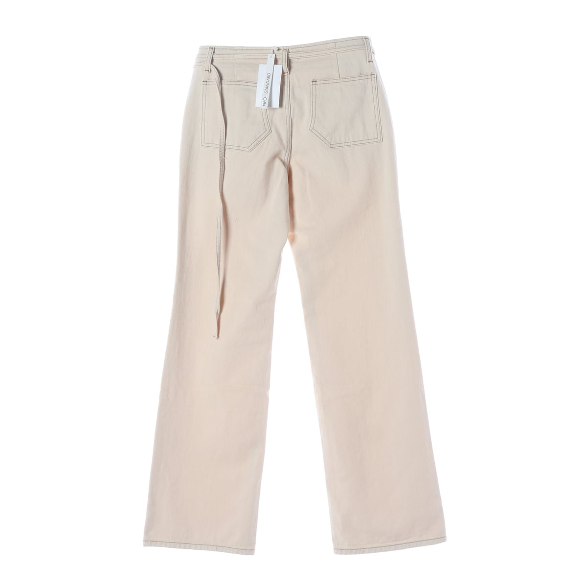 (새상품) 기준 23SS CHCOJEANS 대비 스티치 스트레이트핏 면 팬츠 상세 이미지 2