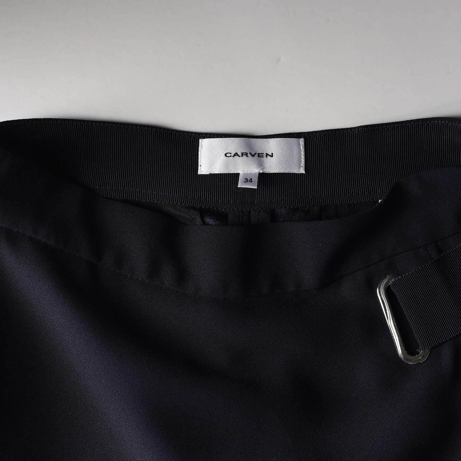 까르뱅 랩 스커트 디자인 버클 숏팬츠 이미지 3
