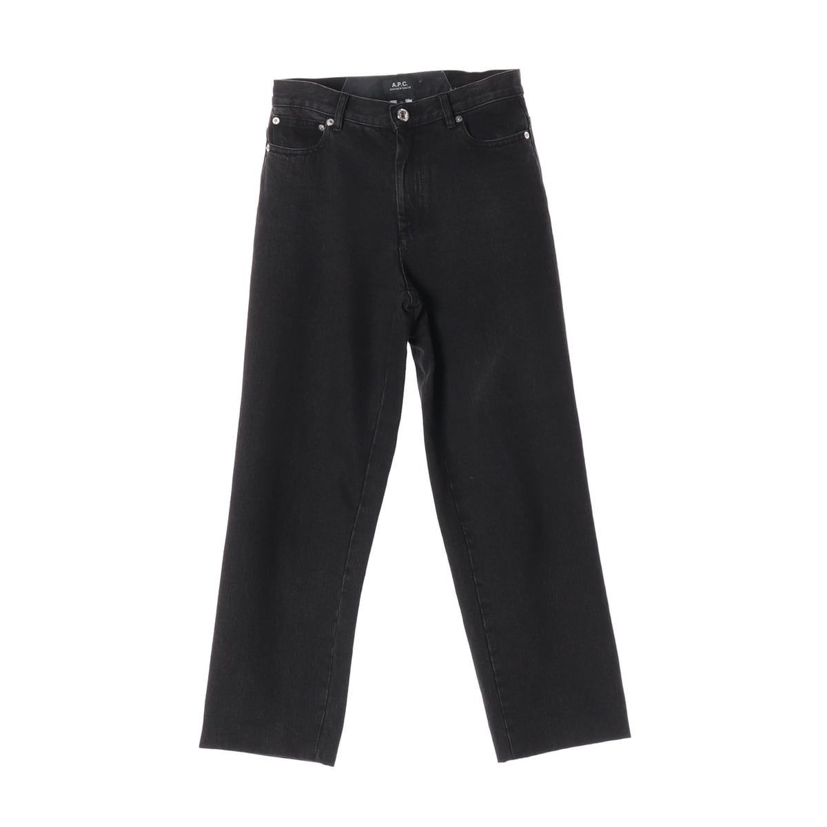 아페쎄 APC 23FW 스트레이트 데님 팬츠 워시드 블랙 상세 이미지 1