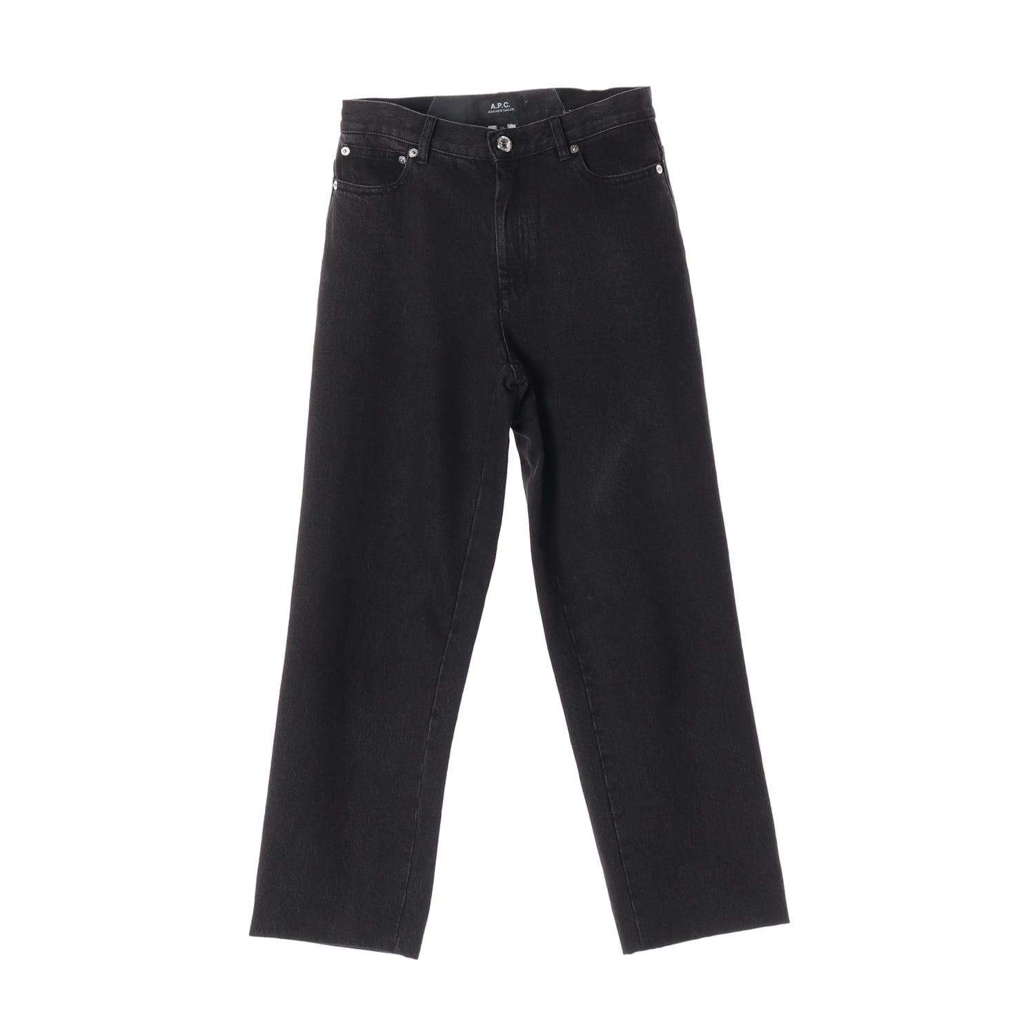 아페쎄 APC 23FW 스트레이트 데님 팬츠 워시드 블랙 