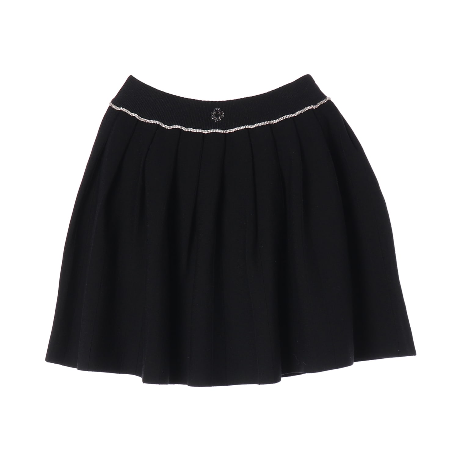 마쥬 24SS 플리츠 미니 스커트 블랙 