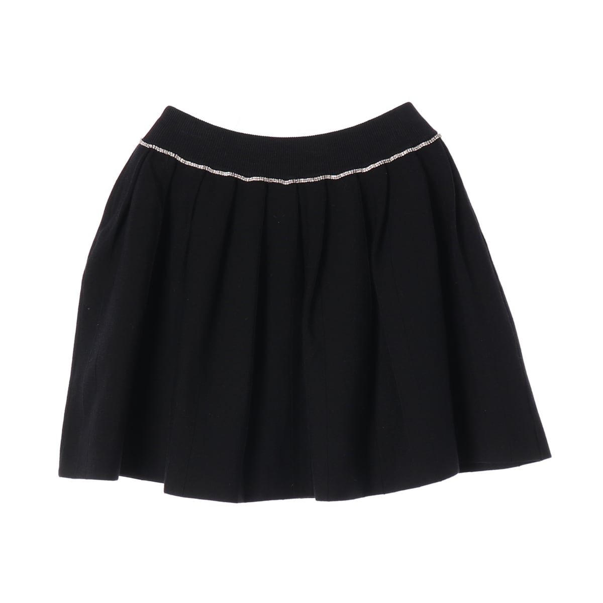 마쥬 24SS 플리츠 미니 스커트 블랙 상세 이미지 2