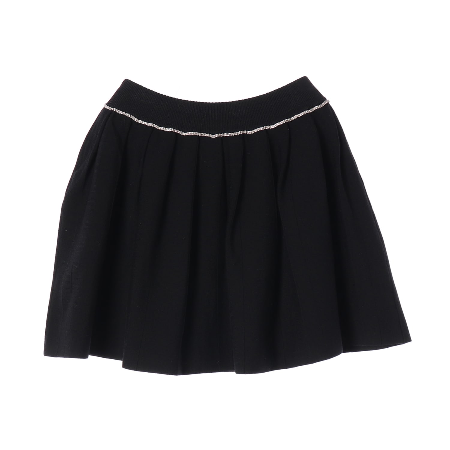 마쥬 24SS 플리츠 미니 스커트 블랙 이미지 2