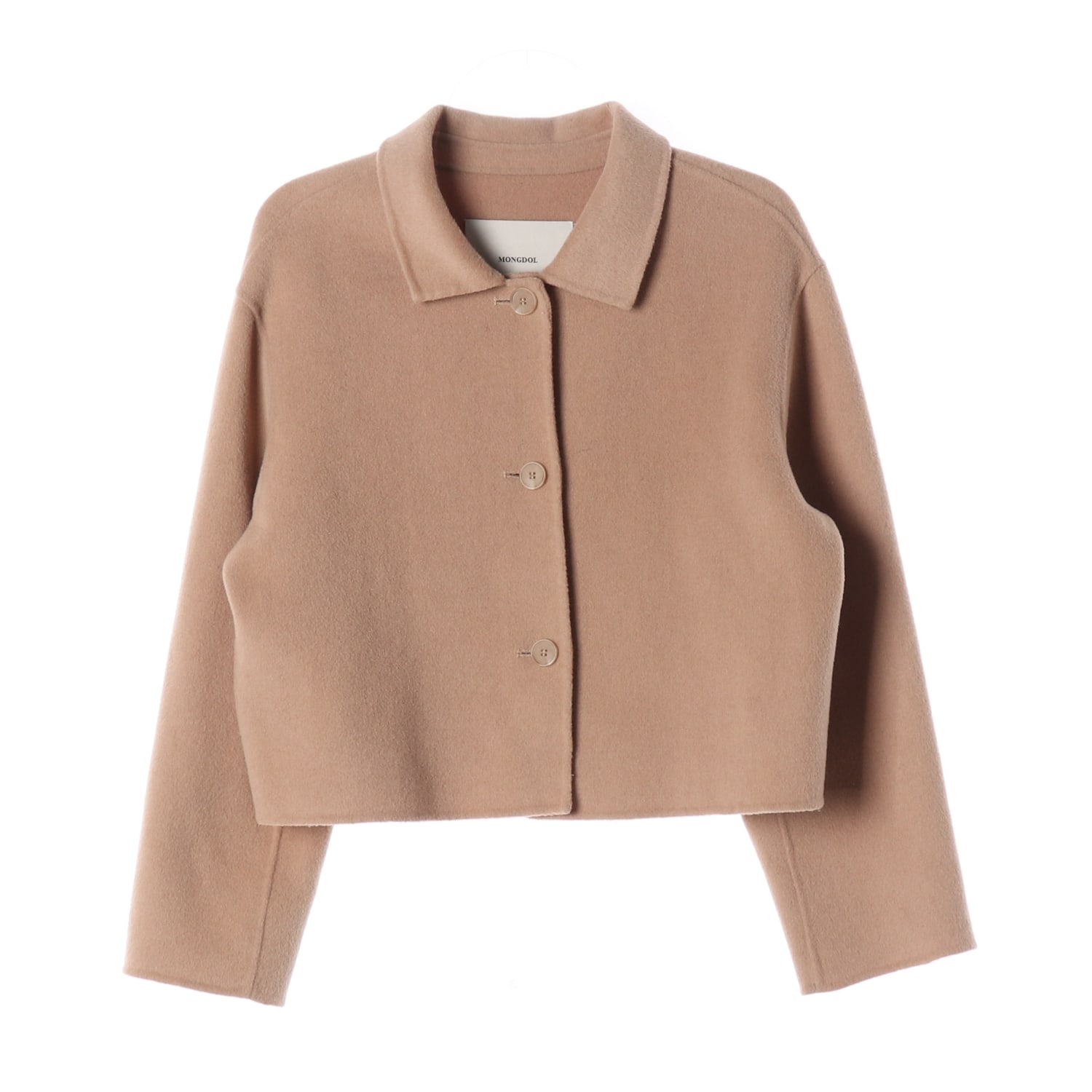 몽돌 22FW 울 블렌드 카라 숏 코트 이미지 1