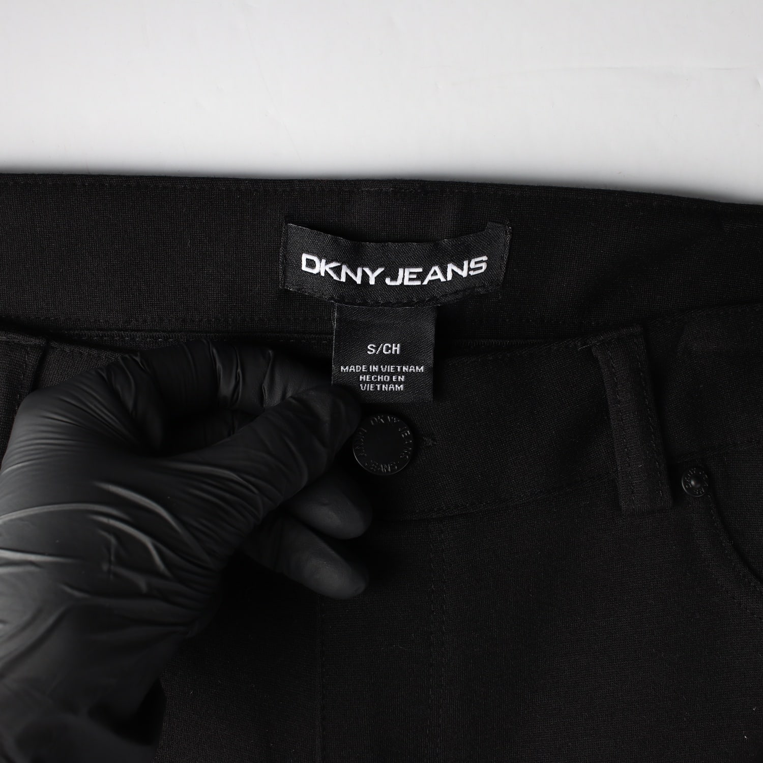 디케이엔와이 DKNY 슬림핏 슬랙스 스키니 팬츠 블랙 이미지 3