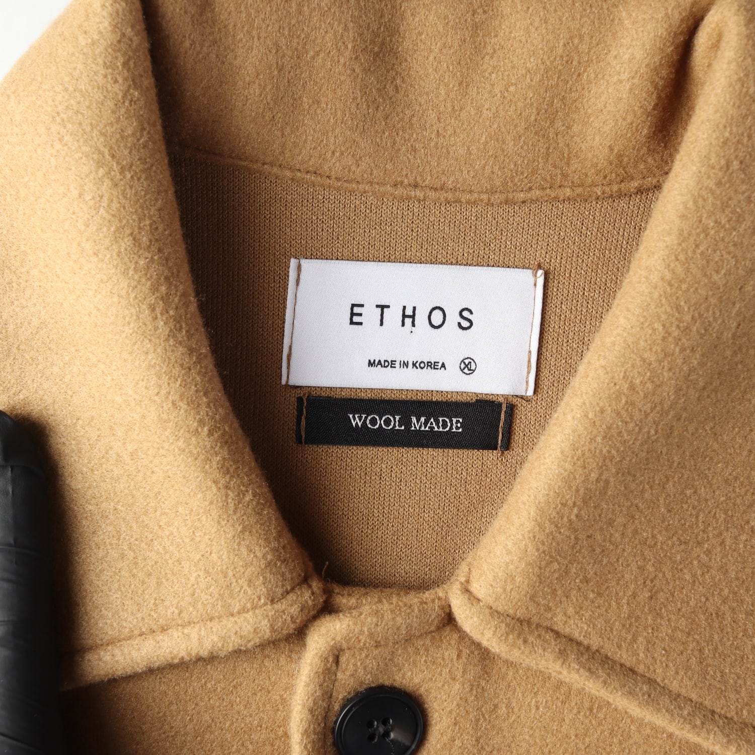 에토스 ETHOS 오버핏 울 포켓 재킷 카멜 이미지 3