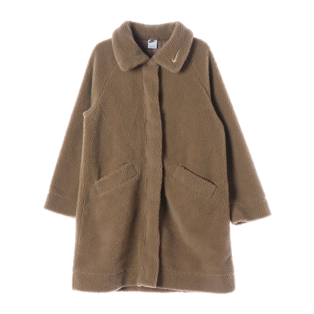 나이키 22FW 빅로고 자수 오버핏 플리스 코트 상세 이미지 1