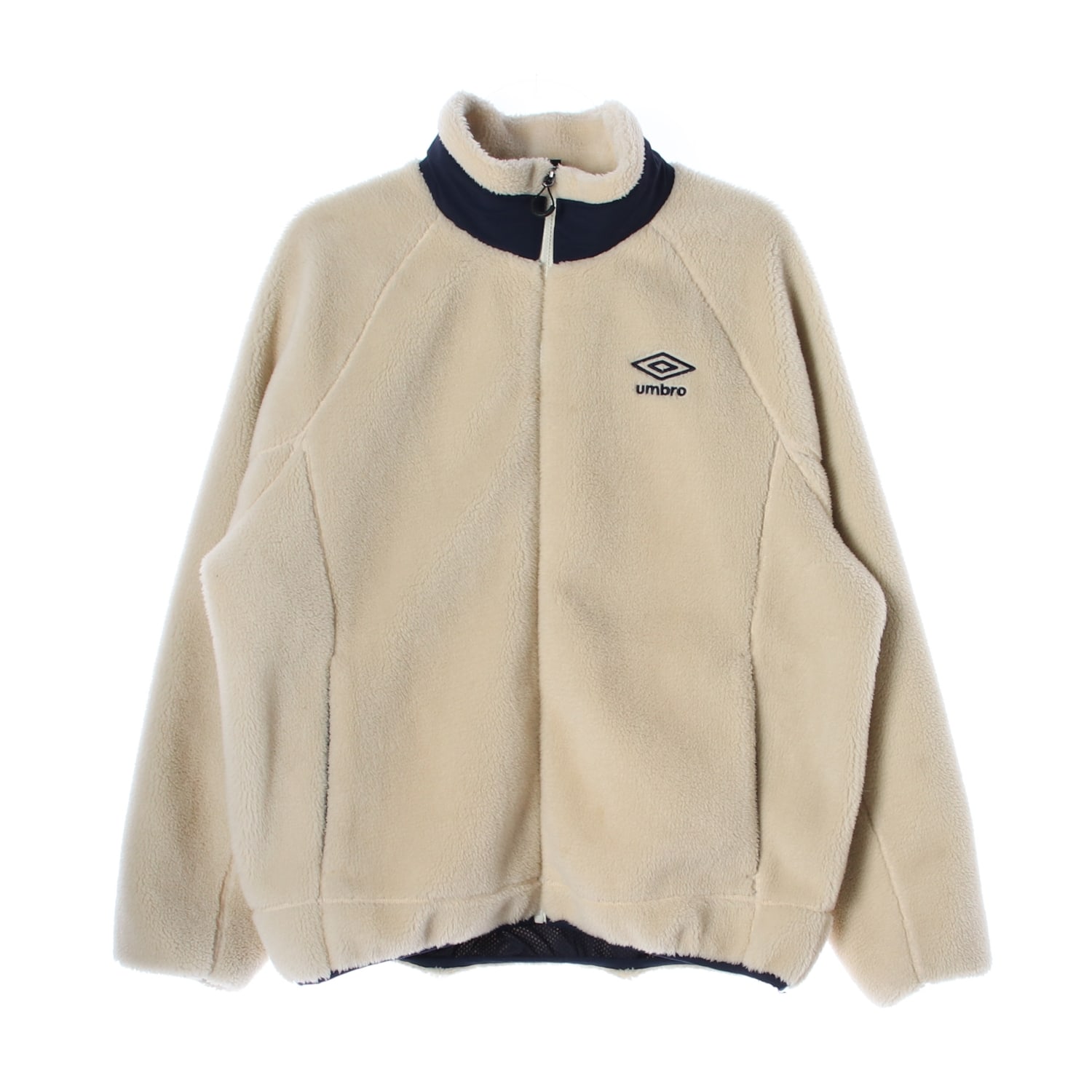 엄브로 21FW 로고 자수 스탠드넥 플리스 풀집업 이미지 1