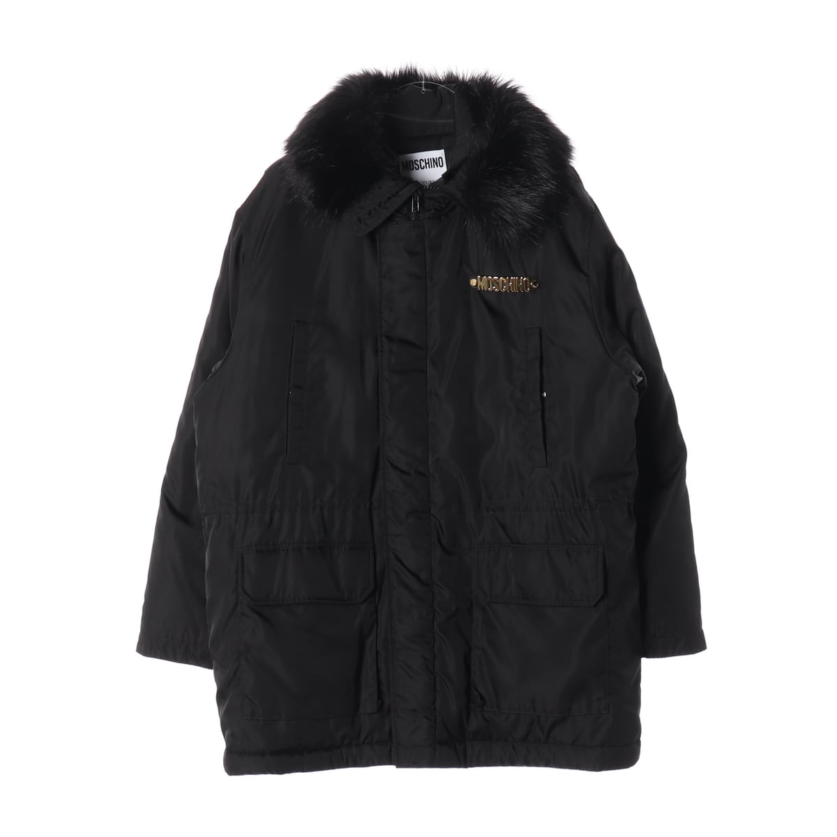 모스키노 21FW 꾸뛰르 퍼 트리밍 후드 롱 패딩 상세 이미지 1
