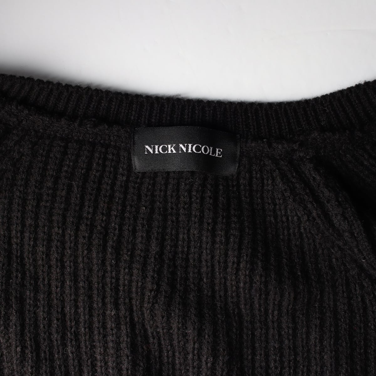 닉앤니콜 22FW 골지 크롭 볼레로 가디건 상세 이미지 3
