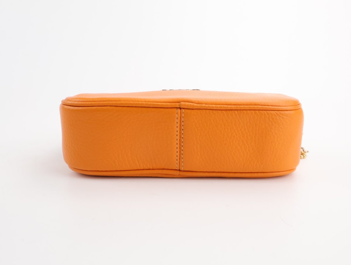 코치 Jamie Wristlet 제이미 리스틀릿 미니백 토트백 오렌지 이미지 4