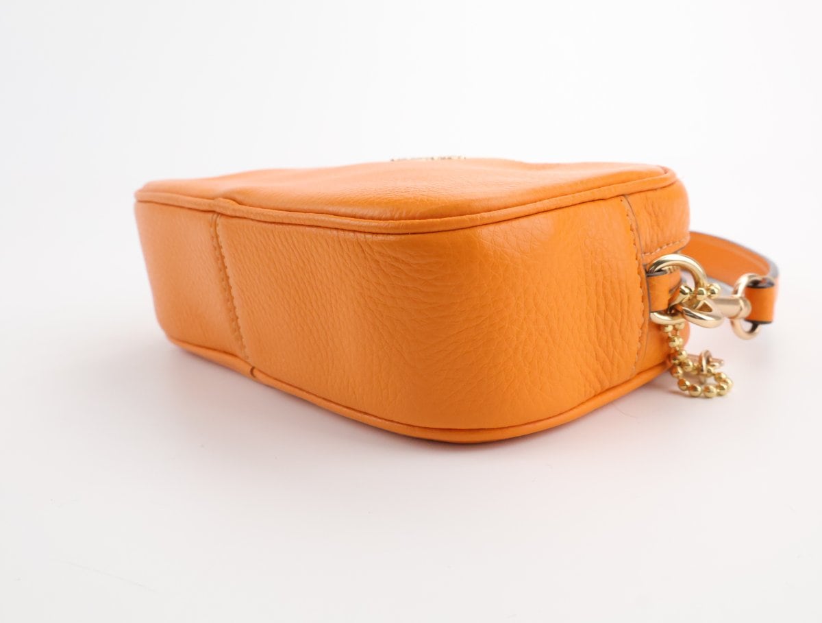 코치 Jamie Wristlet 제이미 리스틀릿 미니백 토트백 오렌지 상세 이미지 6