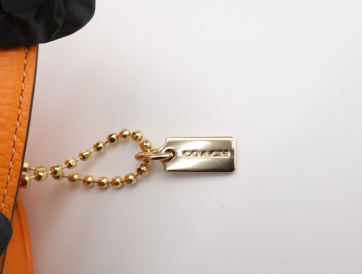 코치 Jamie Wristlet 제이미 리스틀릿 미니백 토트백 오렌지 이미지 9