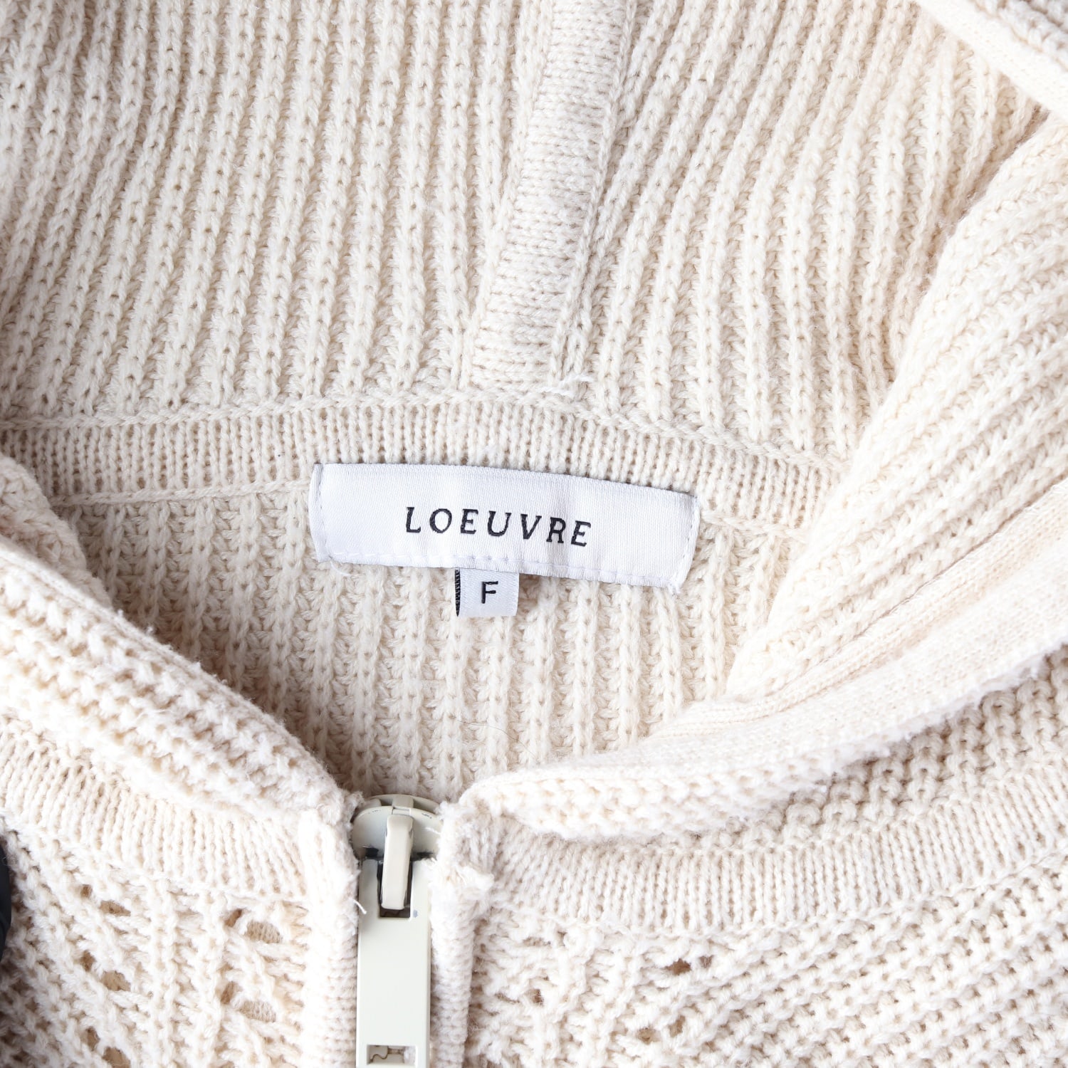 루에브르 22FW 하프집업 후드 니트 스웨터 이미지 3