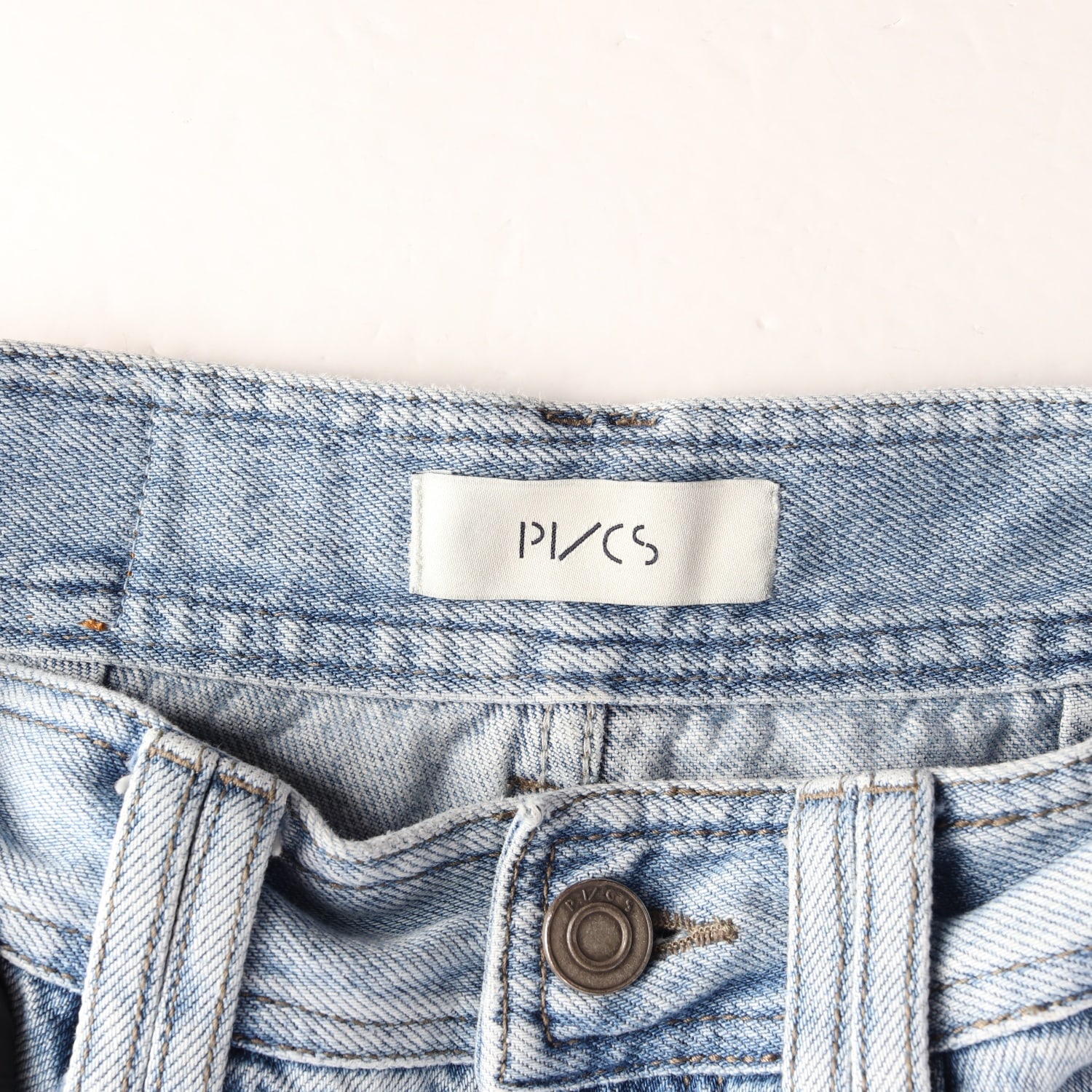 프븏스 PVCS 24FW 하이웨이스트 코튼 와이드 데님팬츠 이미지 3