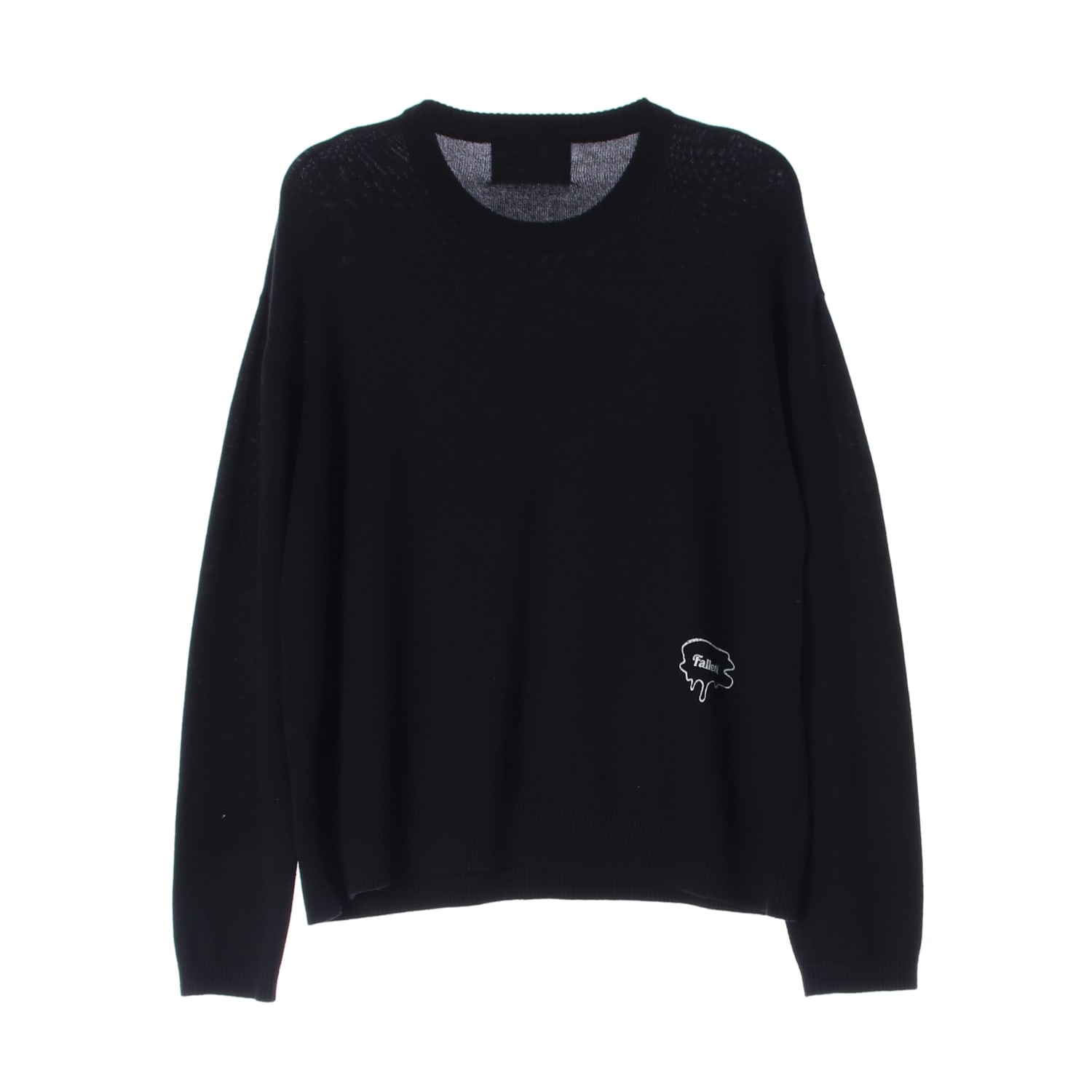 리 x 팔렛 22FW 플라워 하트 그래픽 오버핏 코튼 혼방 니트 스웨터 이미지 2