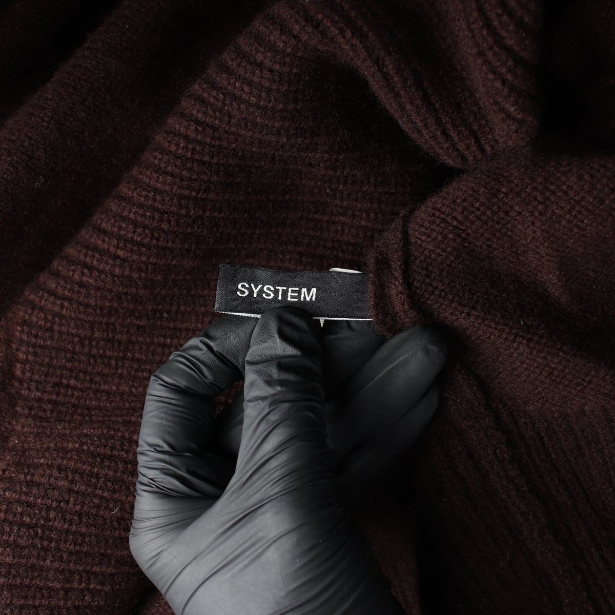 시스템 22FW 하이넥 울 니트 스웨터 상세 이미지 3