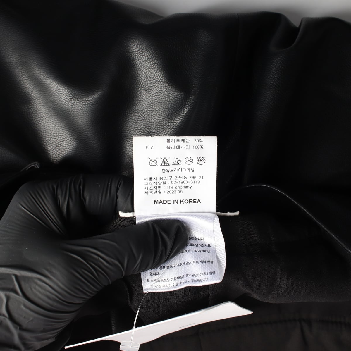 프븏스 PVCS 23FW 더춈미 레더 핀턱 숏팬츠 쇼츠 가죽 반바지 상세 이미지 4