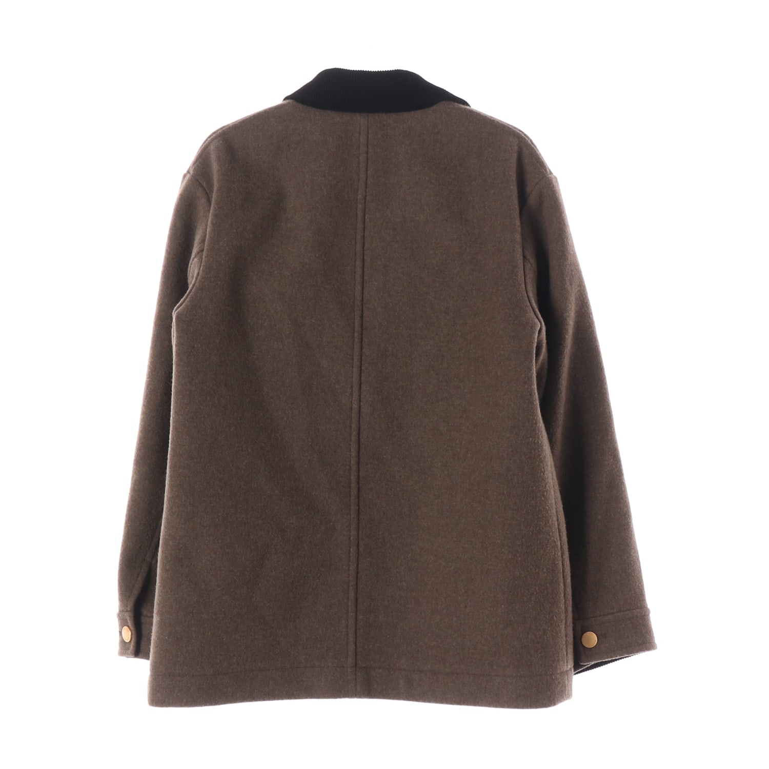 앤유 22FW 칼라 배색 울 블렌드 포켓 재킷 이미지 3
