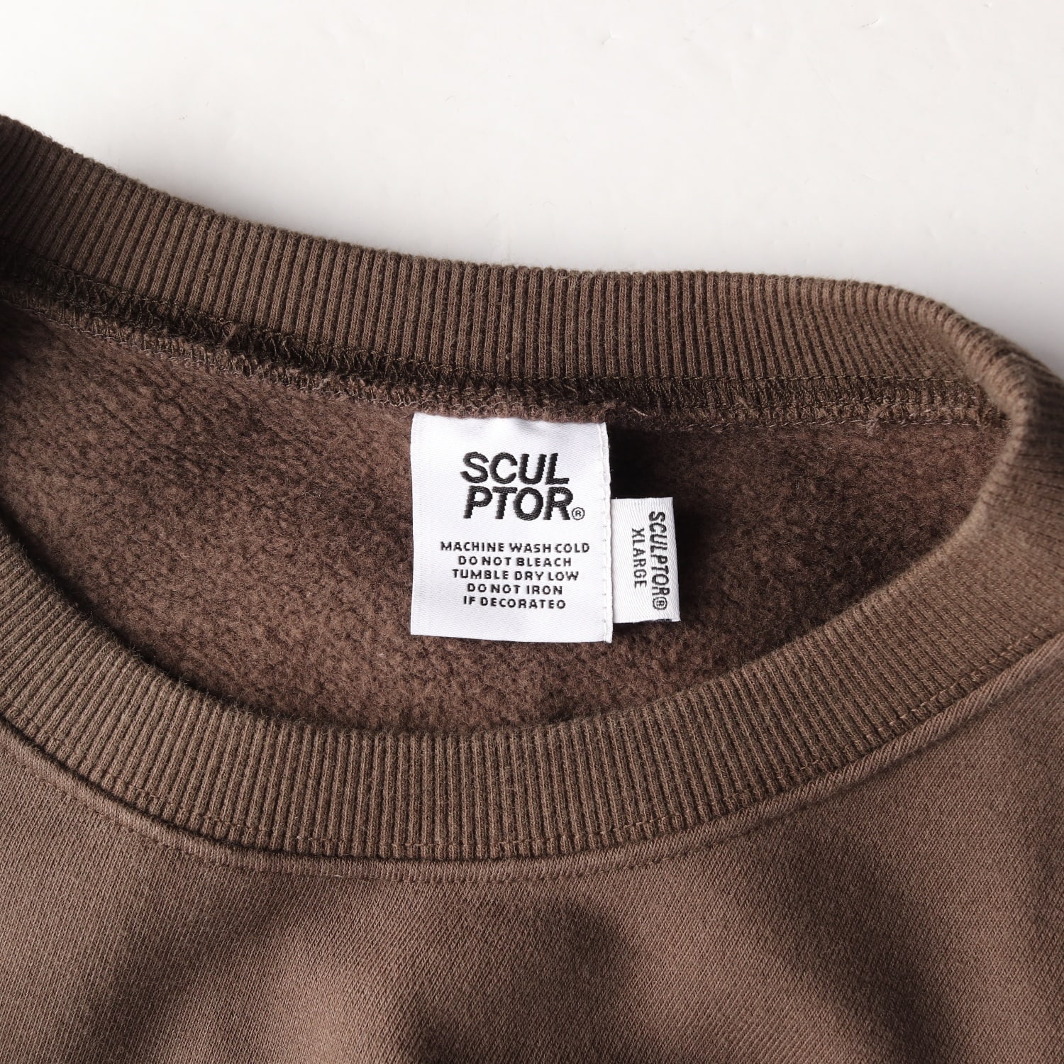 스컬프터 21FW 아치 로고 자수 오버핏 맨투맨 이미지 3
