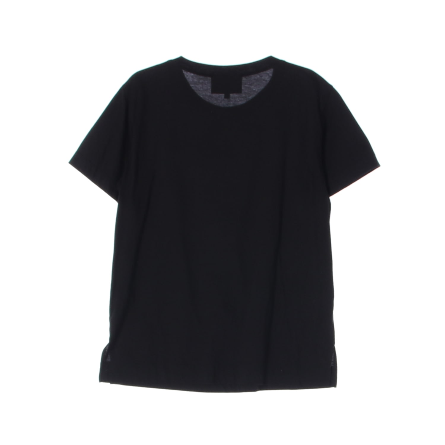 비비안웨스트우드 22SS 로고 자수 크루넥 반팔 티셔츠 블랙 이미지 2