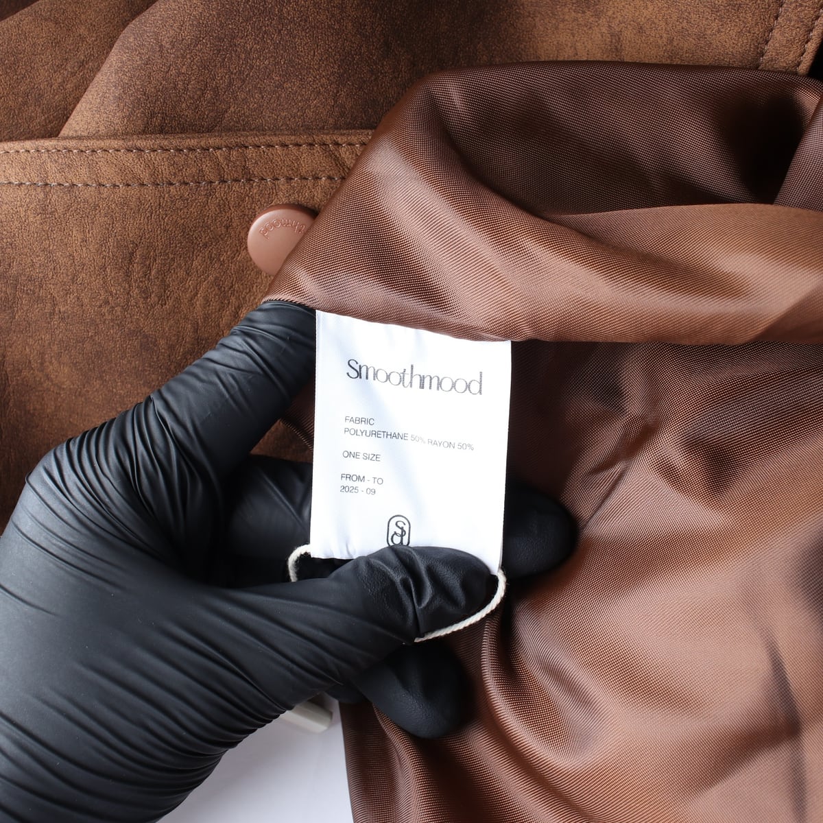 스무드무드 25SS Tobacco 토바고 레더 재킷 빈티지브라운 상세 이미지 5