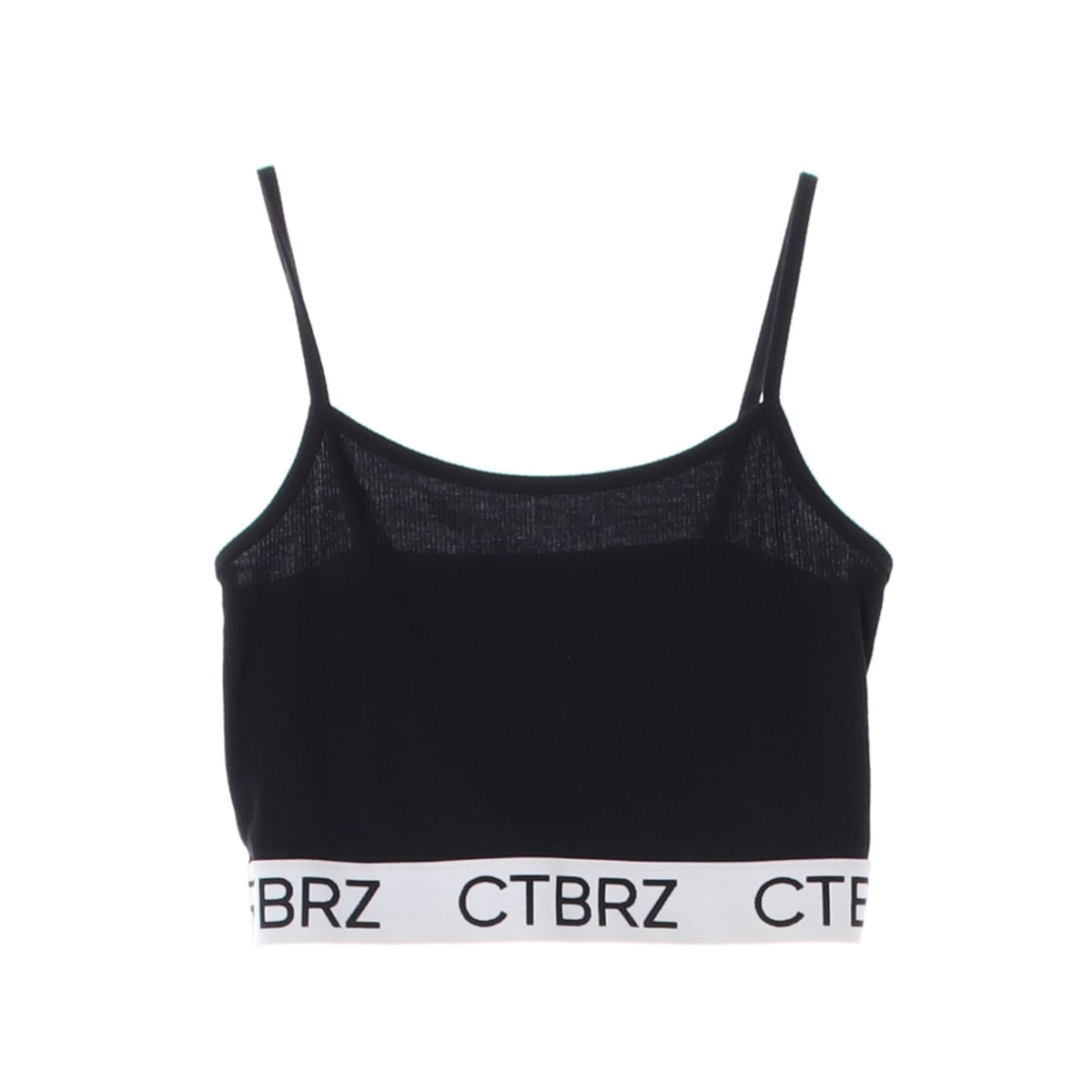 시티브리즈 22FW 로고 레터링 크롭 슬리브리스 탑 상세 이미지 1