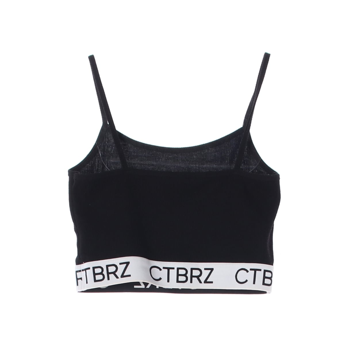 시티브리즈 22FW 로고 레터링 크롭 슬리브리스 탑 상세 이미지 2