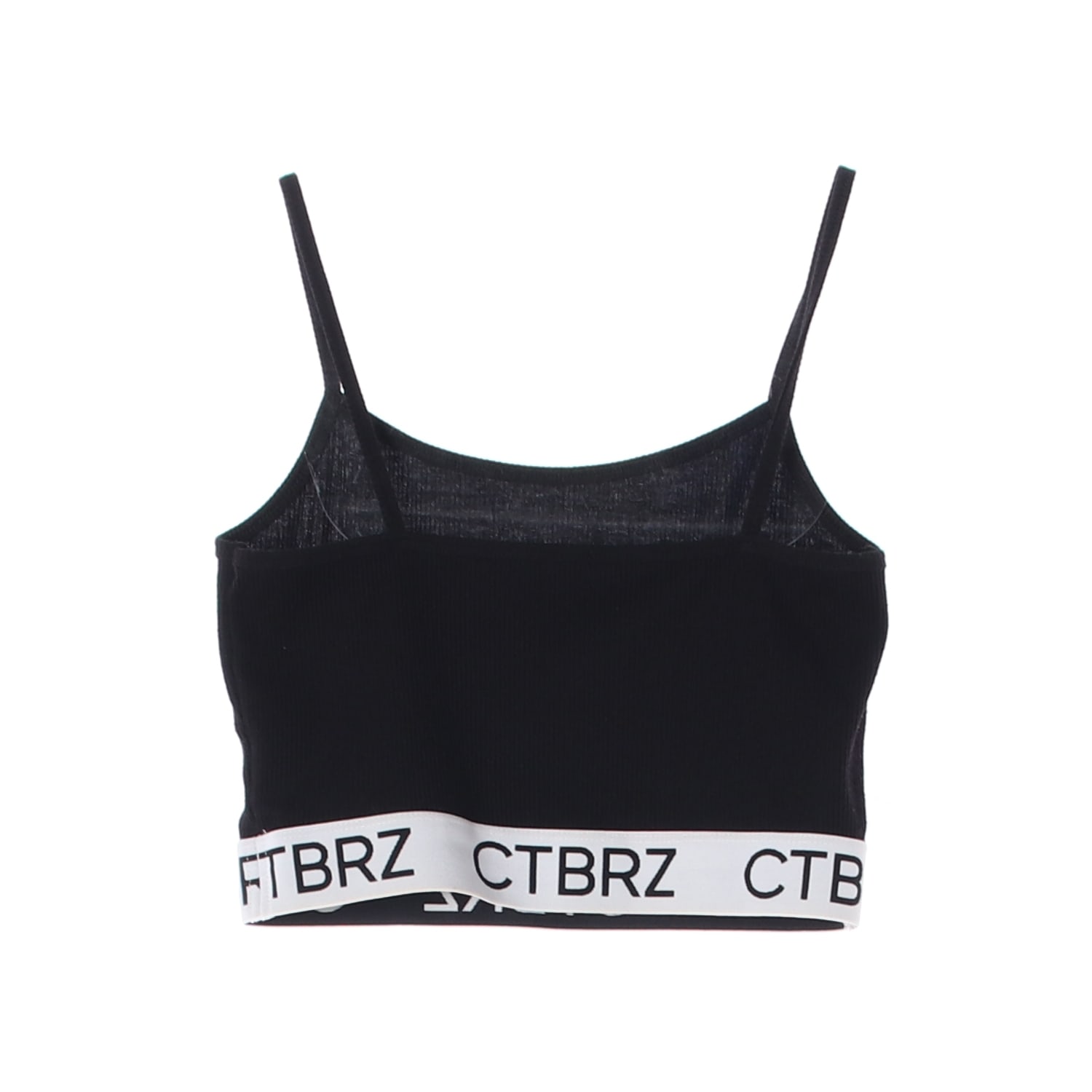 시티브리즈 22FW 로고 레터링 크롭 슬리브리스 탑 이미지 2