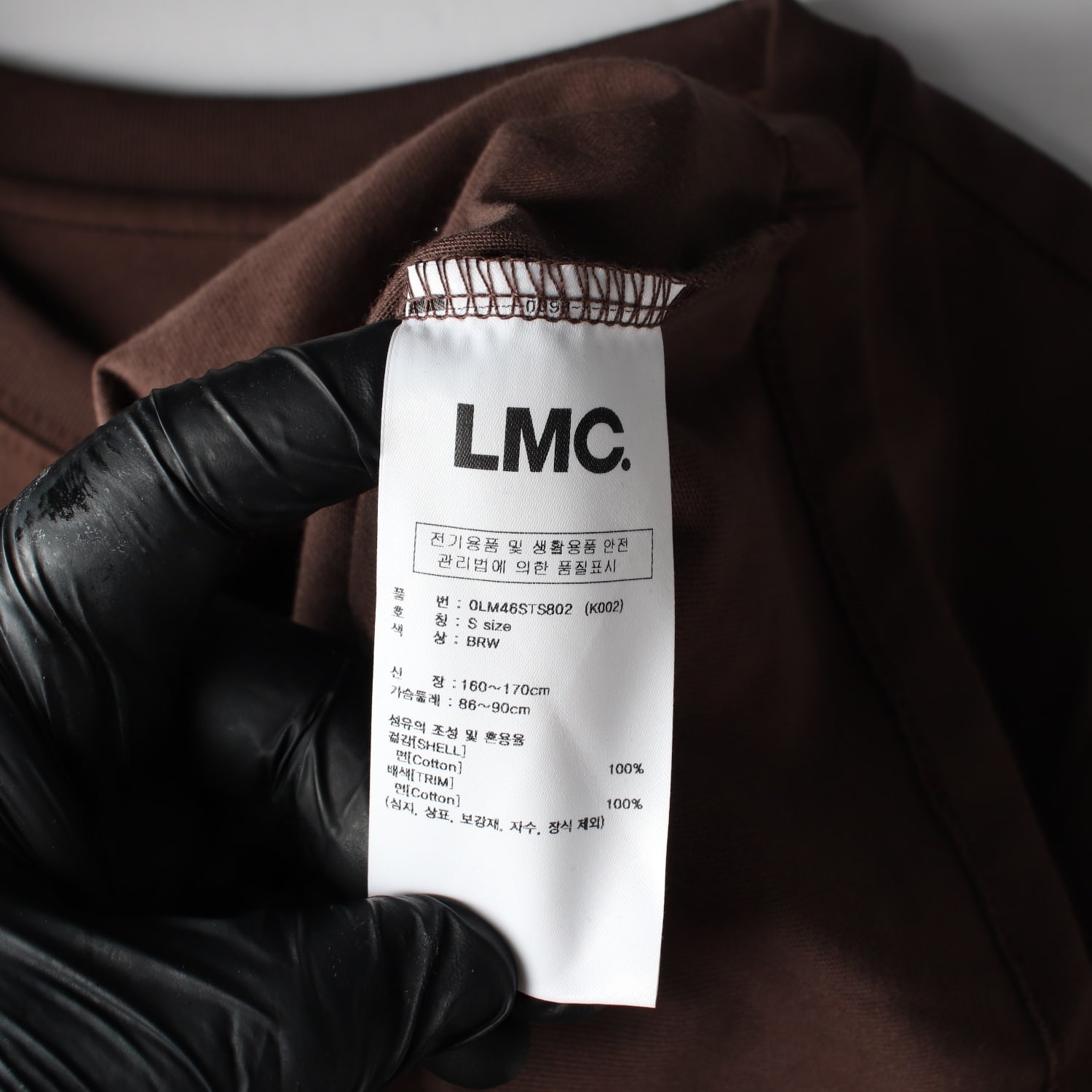 (새상품) 엘엠씨 LMC 23SS 버니 그래픽 크롭 반팔 티셔츠 브라운 이미지 4