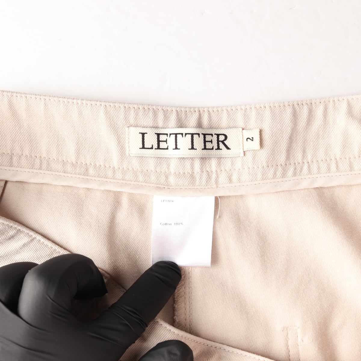 레터 LETTER 코튼 치노팬츠 슬랙스 상세 이미지 3