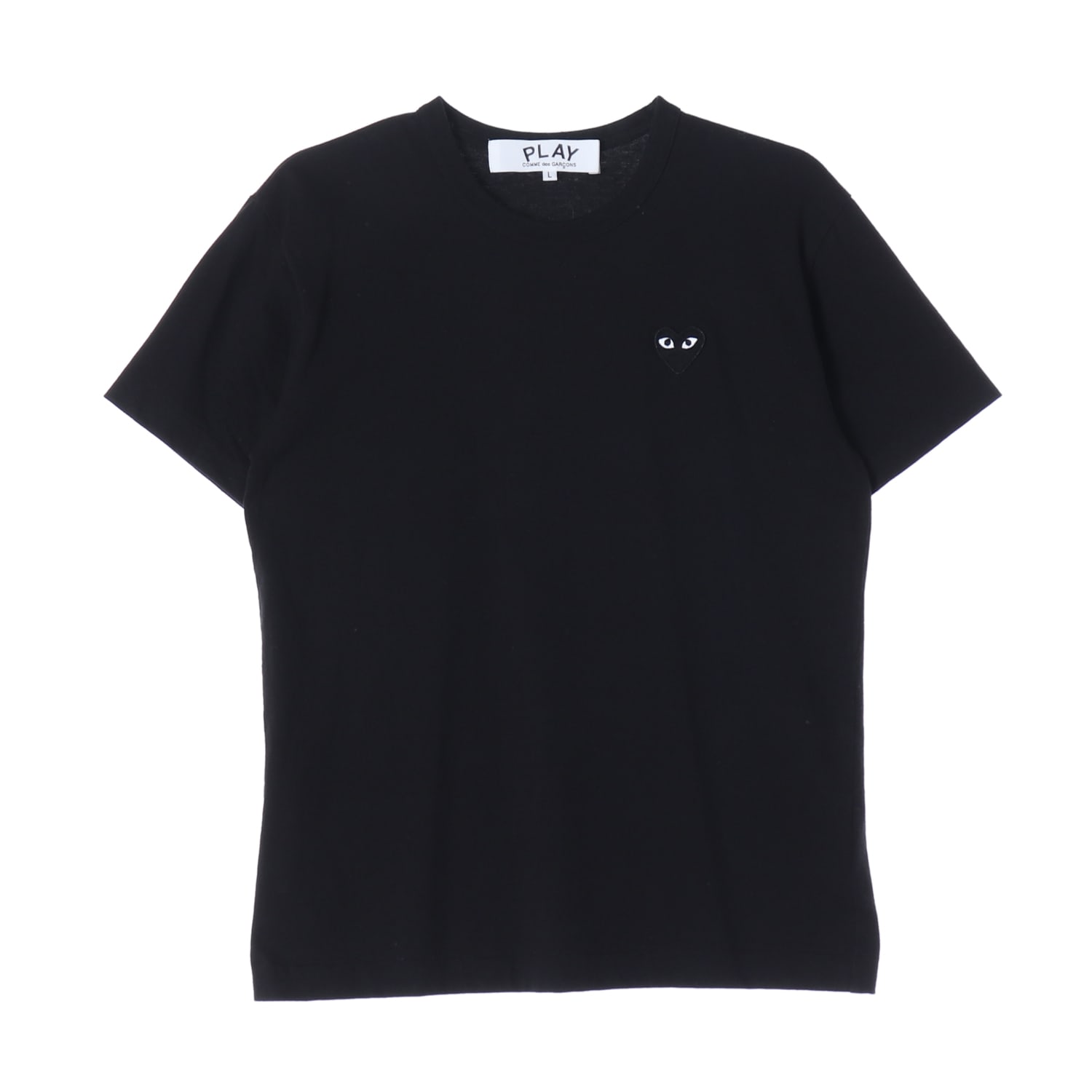 꼼데가르송 24SS 플레이 하트 와펜 코튼 반팔 티셔츠 이미지 1