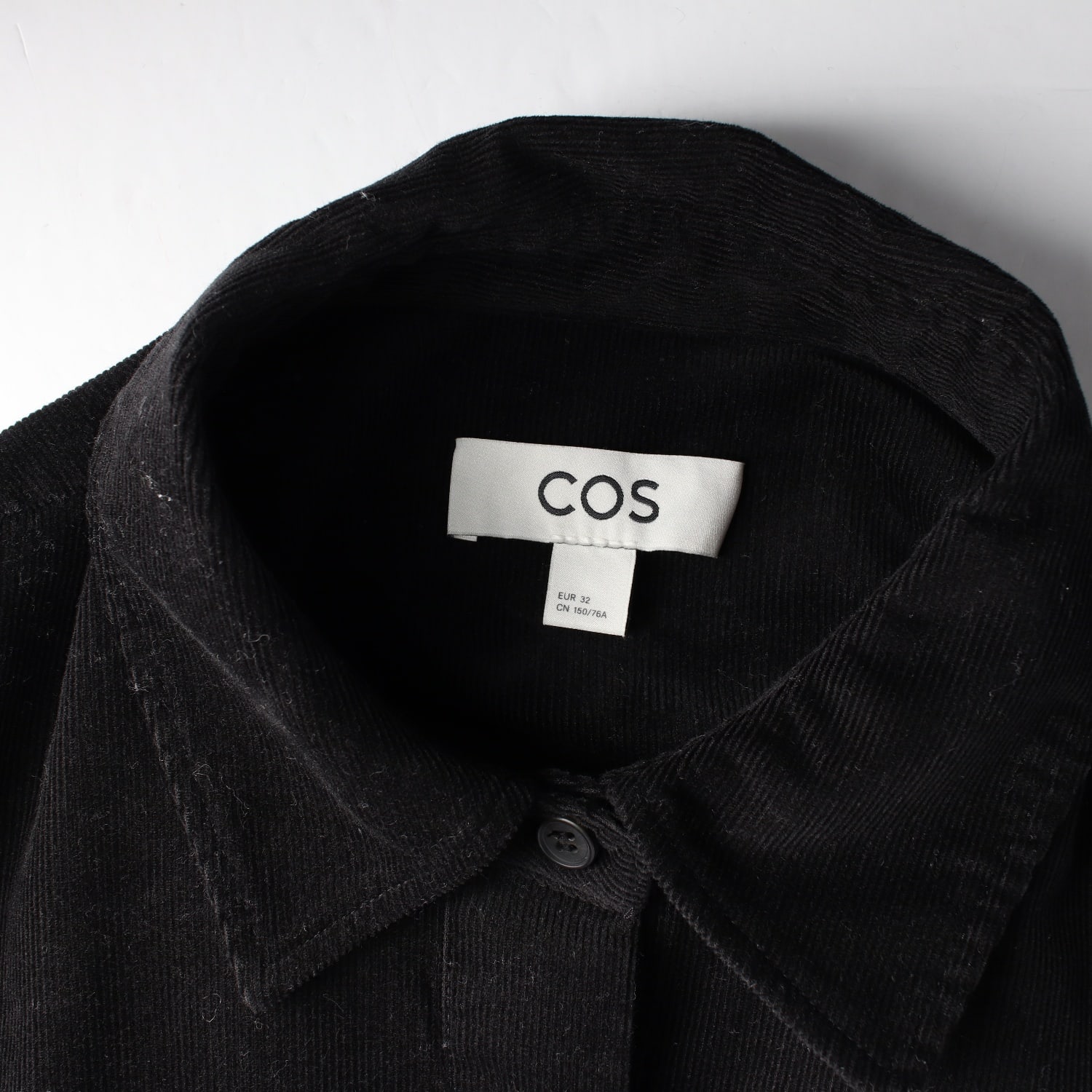 코스 24FW 오버핏 코듀로이 하프 버튼 셔츠 블라우스 이미지 3