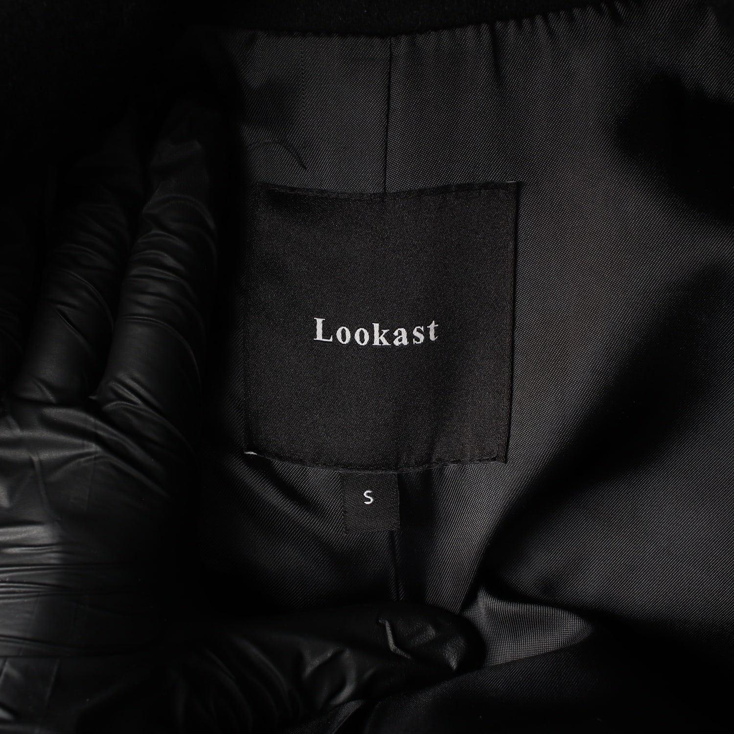 룩캐스트 23FW 윈터 울 블렌드 클래식 롱 코트 이미지 3