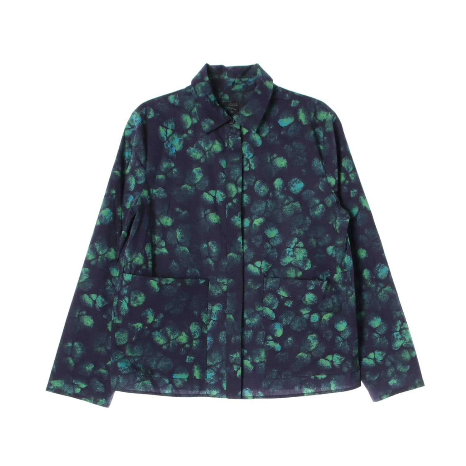 코스 그래픽 패턴 코튼 포켓 셔츠 이미지 1