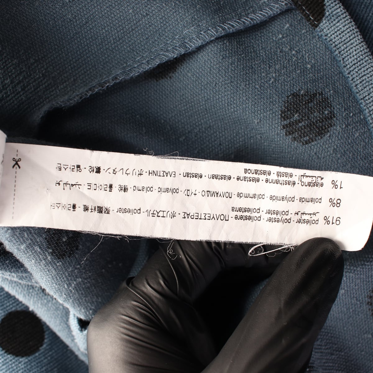 자라 도트 패턴 미니 원피스 라이트블루 상세 이미지 4