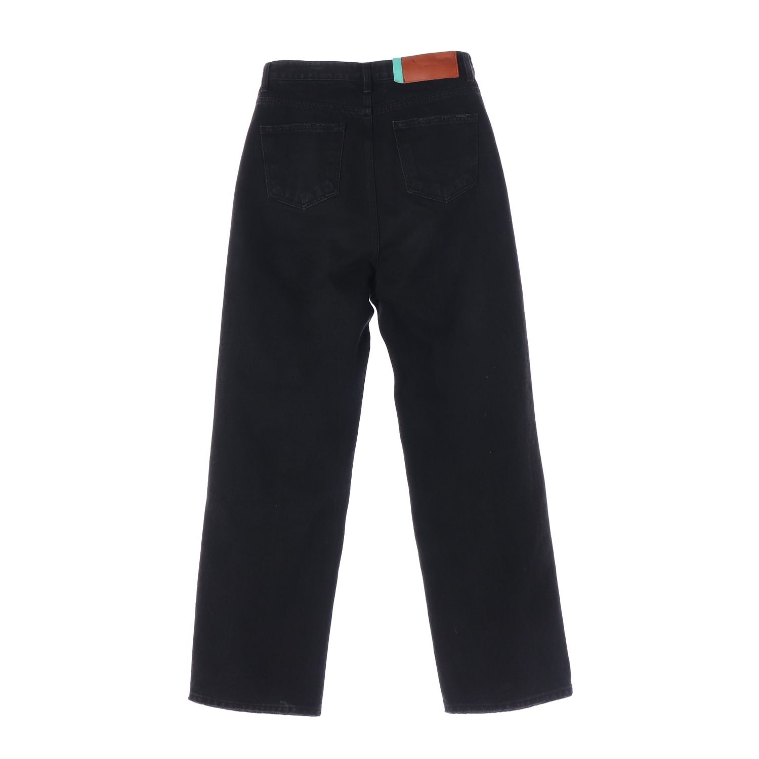 인스턴트펑크 23SS 워시드 블랙 와이드 스트레이트 데님팬츠 이미지 2