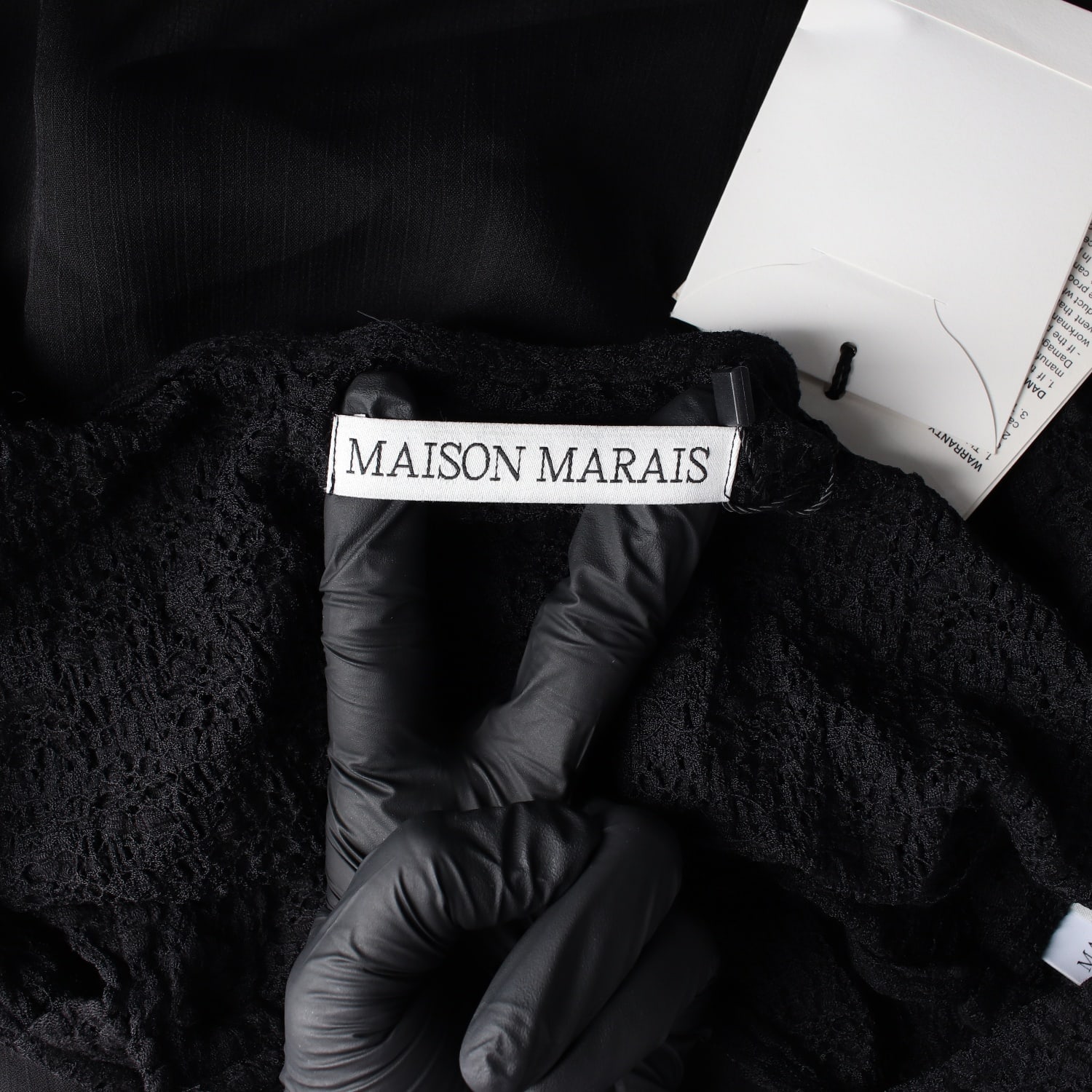 (새상품) 메종마레 24SS FLEUR 플뢰르 시스루 슬리브리스 롱 원피스 이미지 3