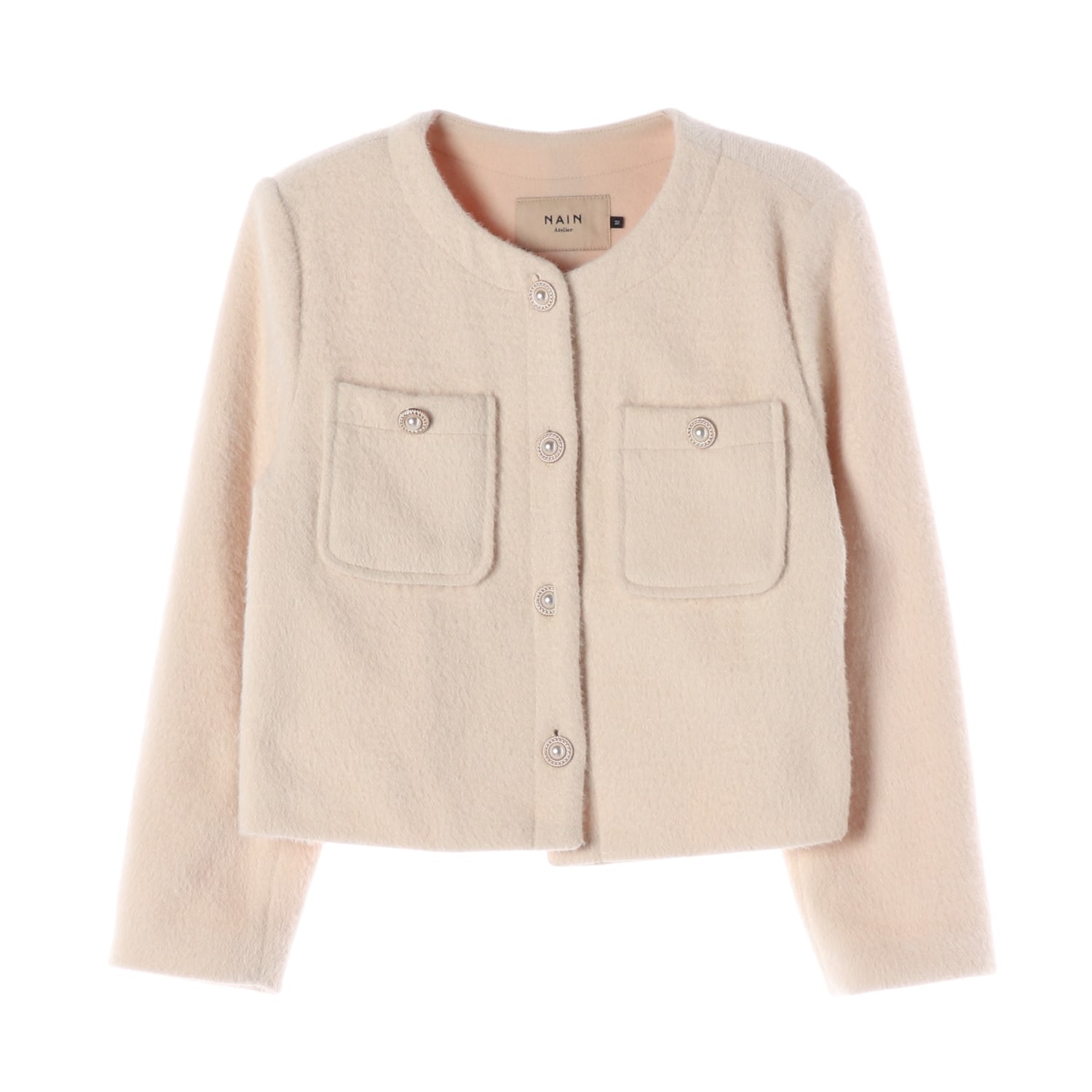 아틀리에 나인 21FW 라운드넥 크롭 포켓 재킷 이미지 1