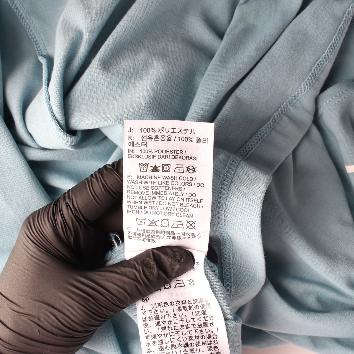 나이키 23SS 드라이핏 로고 테이프 슬리브리스 탱크탑 스카이블루 상세 이미지 4