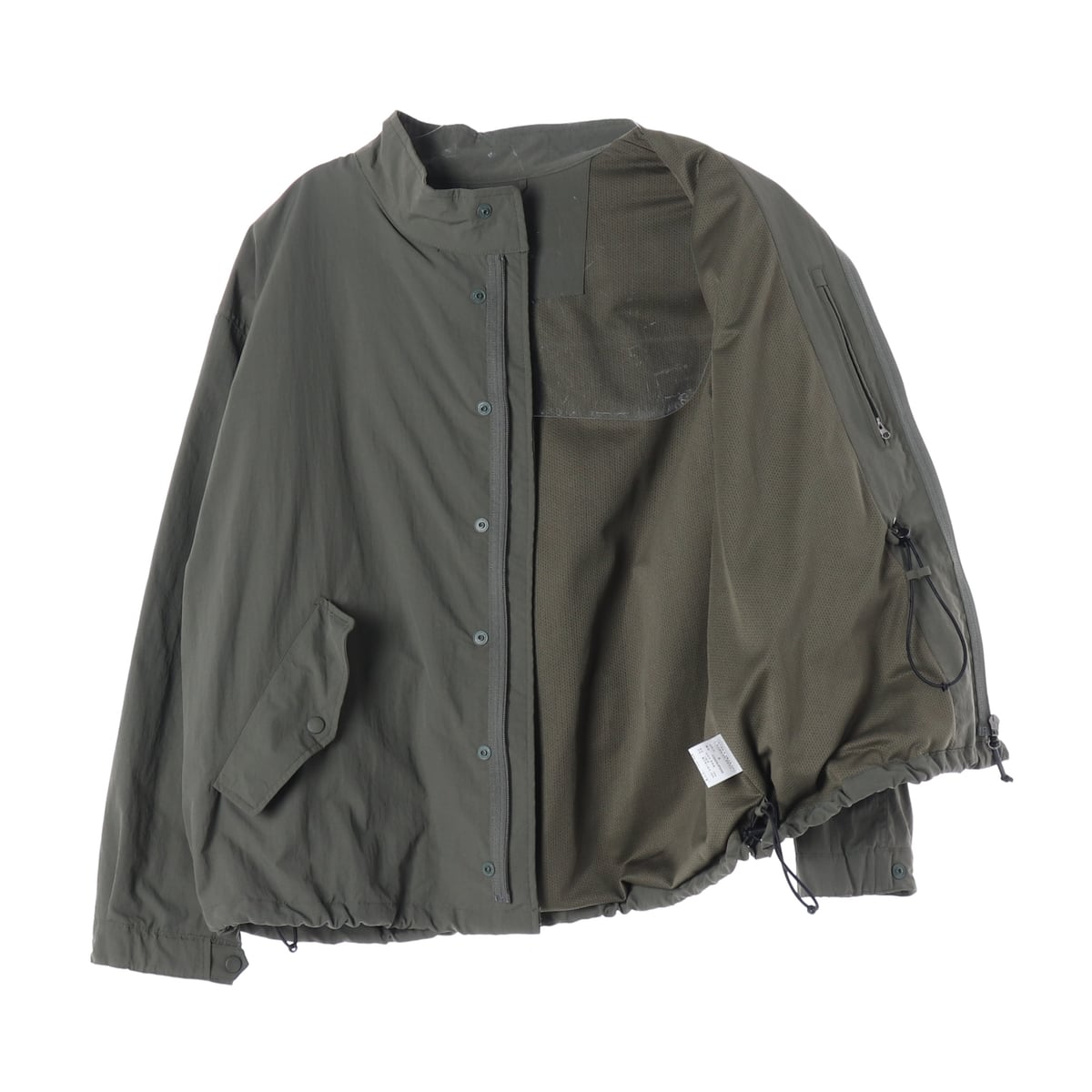 세컨모놀로그 21FW 오버핏 스탠드카라 바람막이 야상 재킷  상세 이미지 2