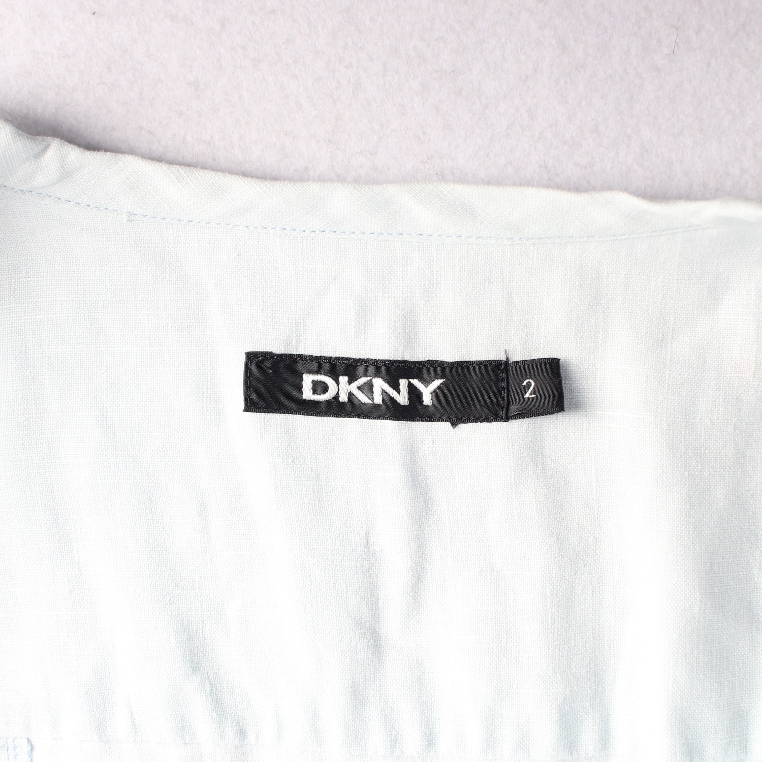 디케이엔와이 DKNY 린넨 100% 카라리스 후크 재킷 이미지 3