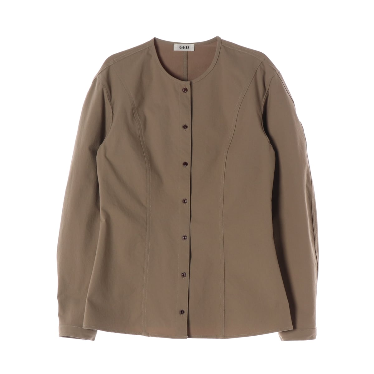 게드 23FW GRACE 그레이스 라운드넥 볼륨 슬리브 블라우스 상세 이미지 1