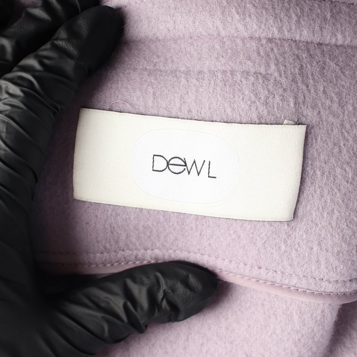 듀엘 22FW 노카라 앙고라 블렌드 숏 코트 상세 이미지 3