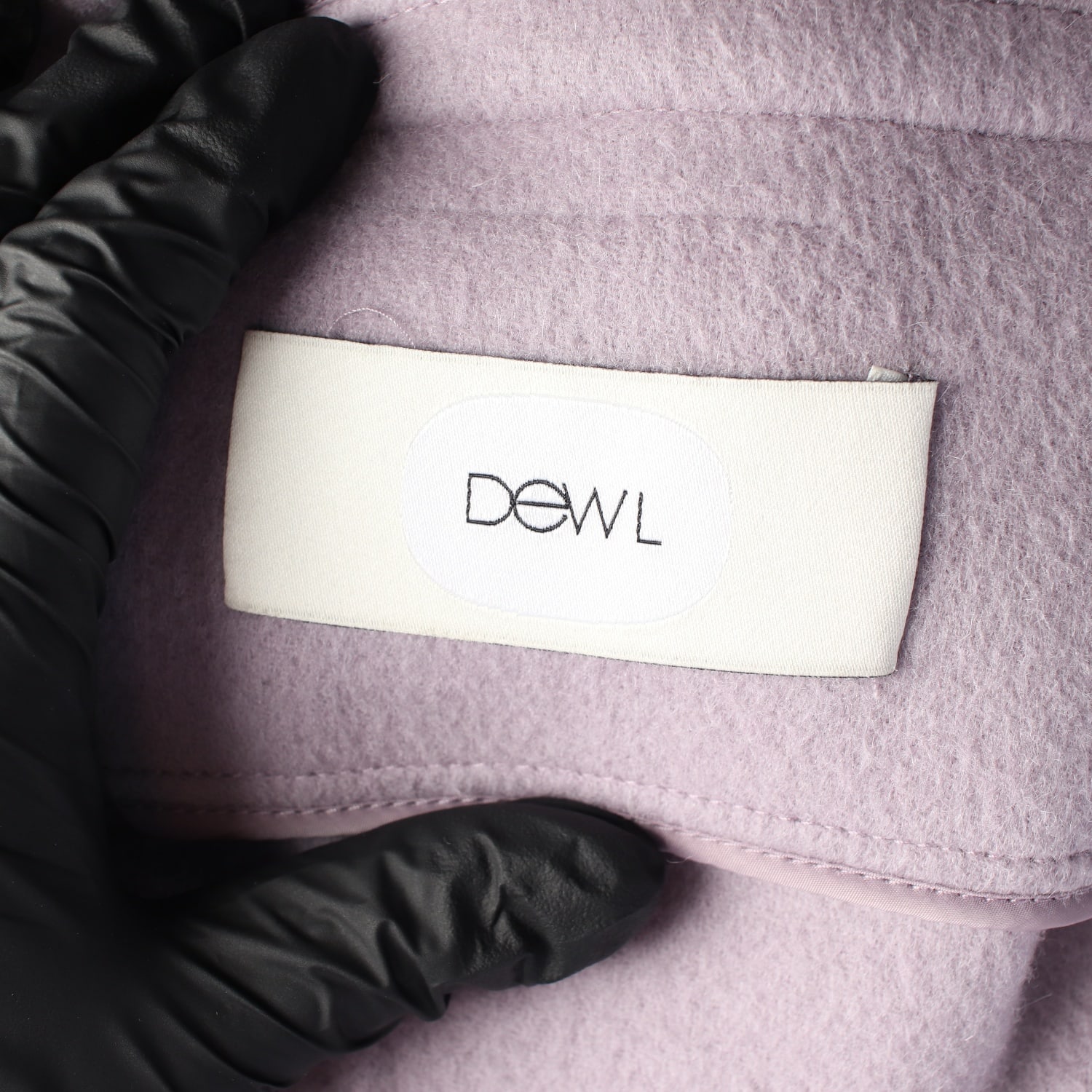 듀엘 22FW 노카라 앙고라 블렌드 숏 코트 이미지 3