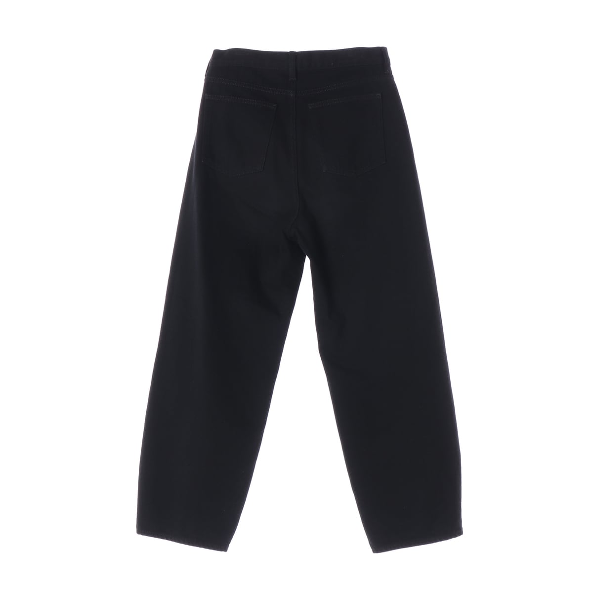 코스 21FW 와이드 커브드 레그 코튼 데님팬츠 블랙 진  상세 이미지 2