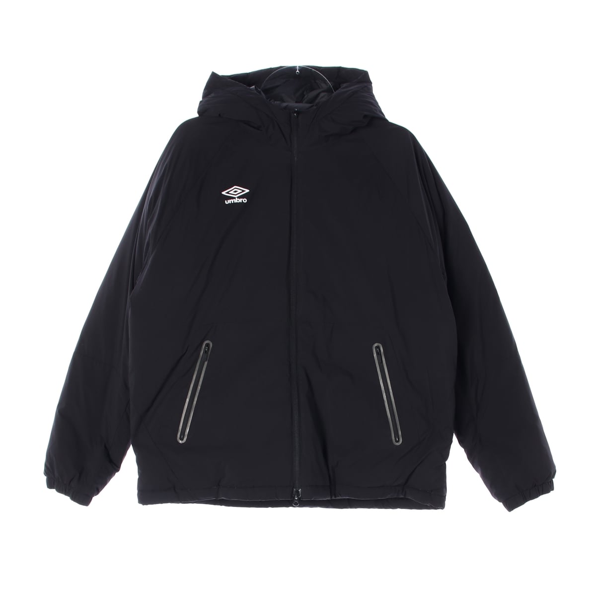 엄브로 24FW WARM+ 베이직 후드형 다운 자켓 재킷 블랙 상세 이미지 1