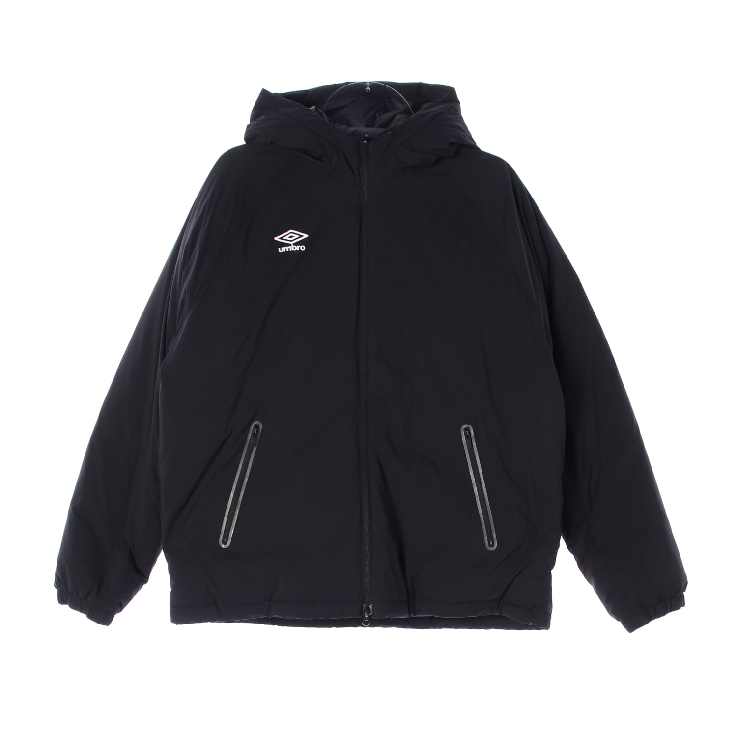 엄브로 24FW WARM+ 베이직 후드형 다운 자켓 재킷 블랙 이미지 1