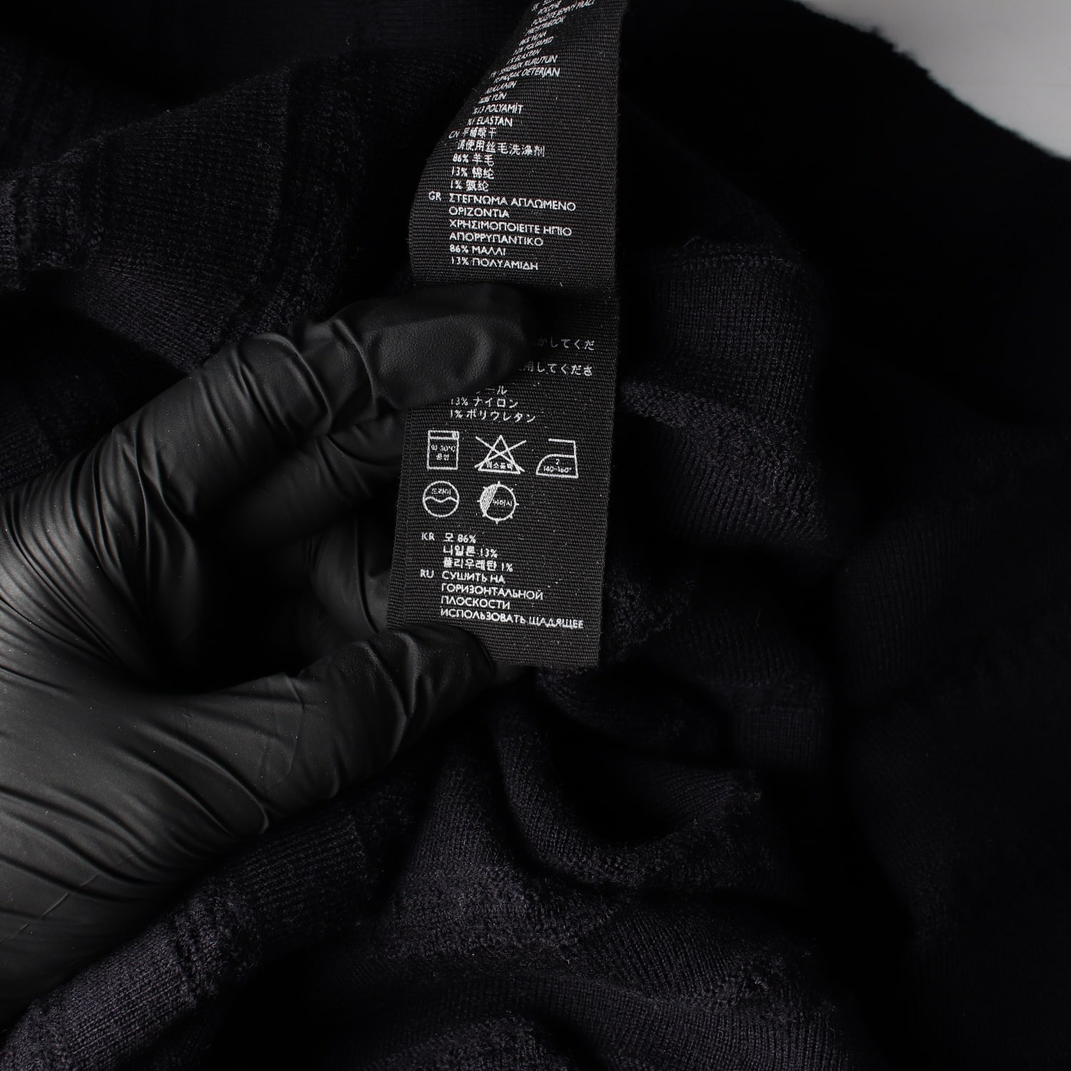 코스 울 터틀넥 버티컬 스트라이프 반팔 니트 원피스 이미지 4